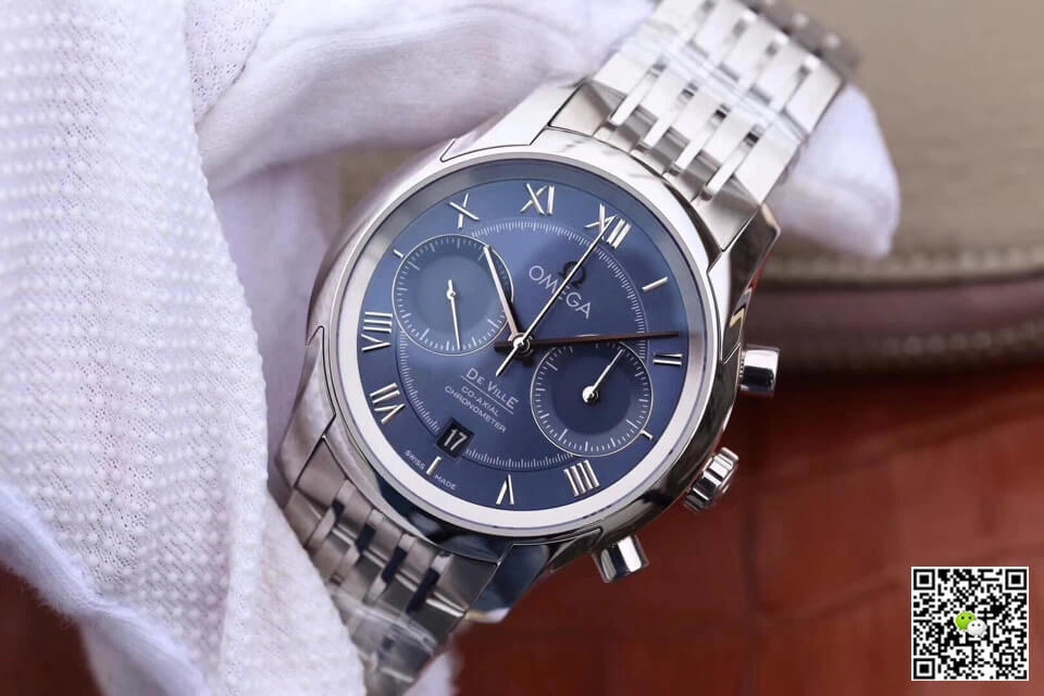 Omega De Ville 431.10.42.51.03.001 OM Factory 1:1 Best Edition Replica Watch Blue Dial